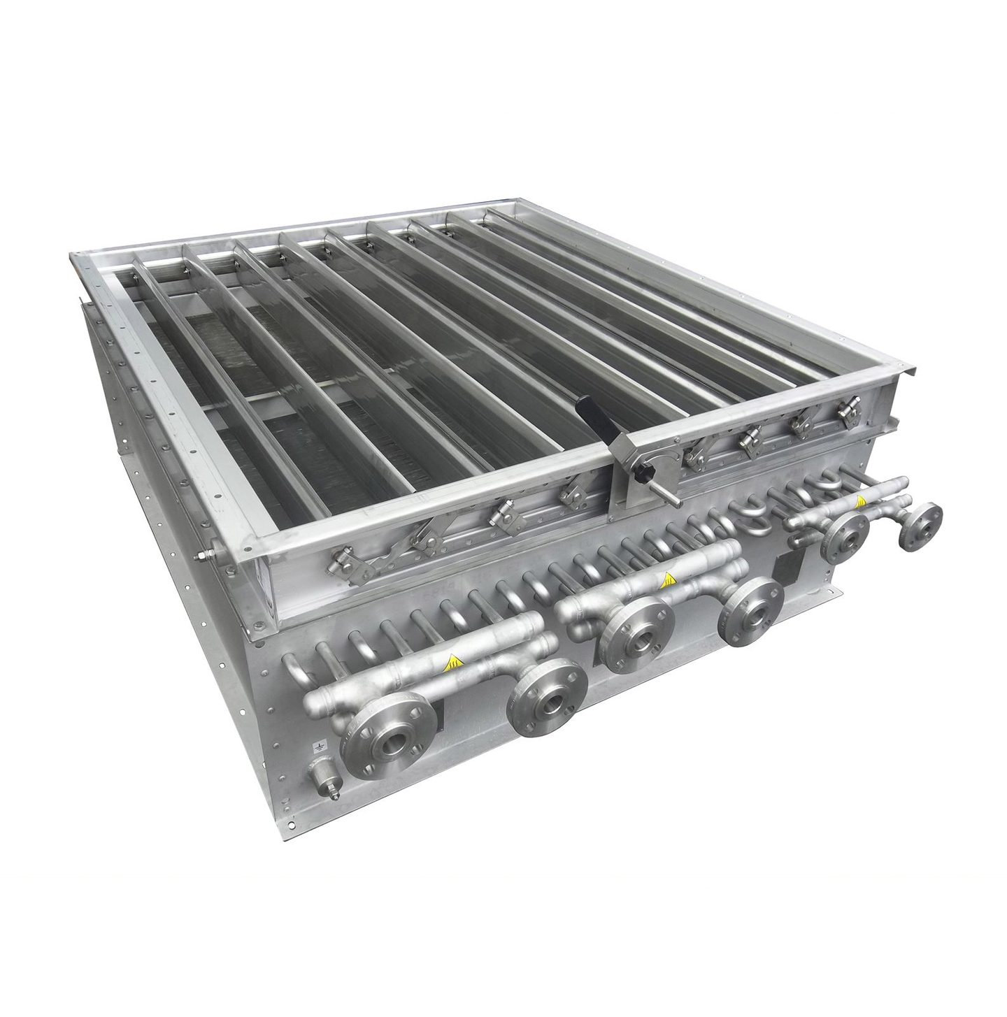 Multi-stage oil & gas cooler
