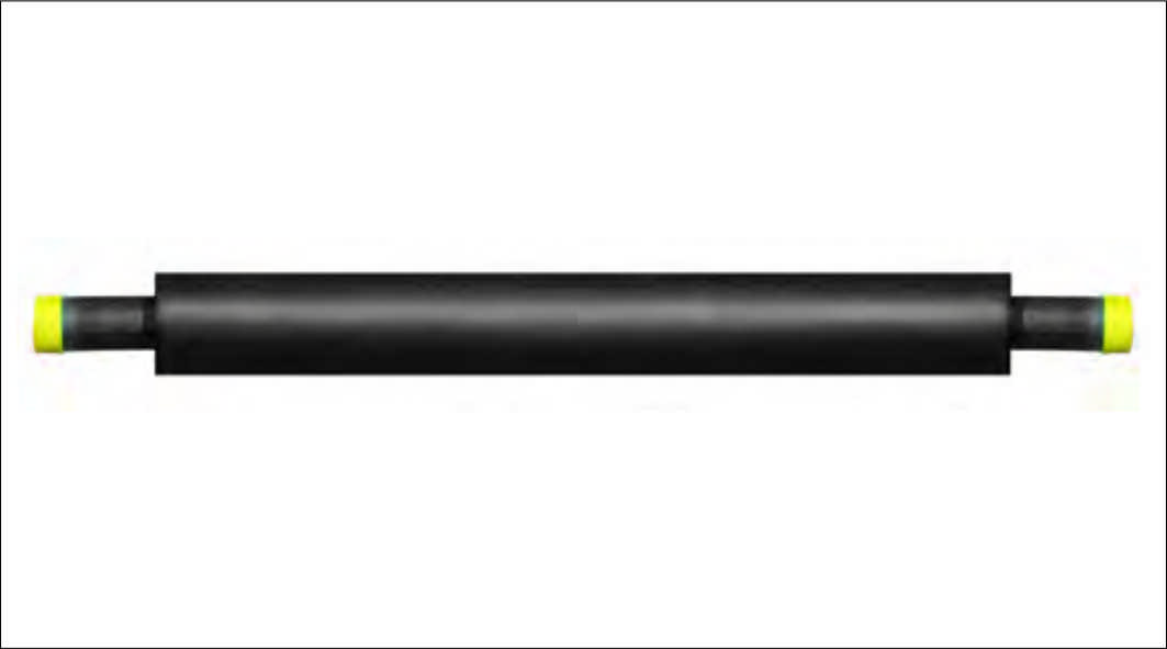 Pre-insulated UV-resistant jacket pipes