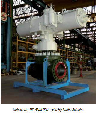 Subsea Dn 16” ANSI 900 with Hydraulic Actuator