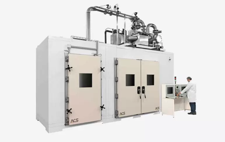 Calorimeters to test the efficiency of air conditioning systems
