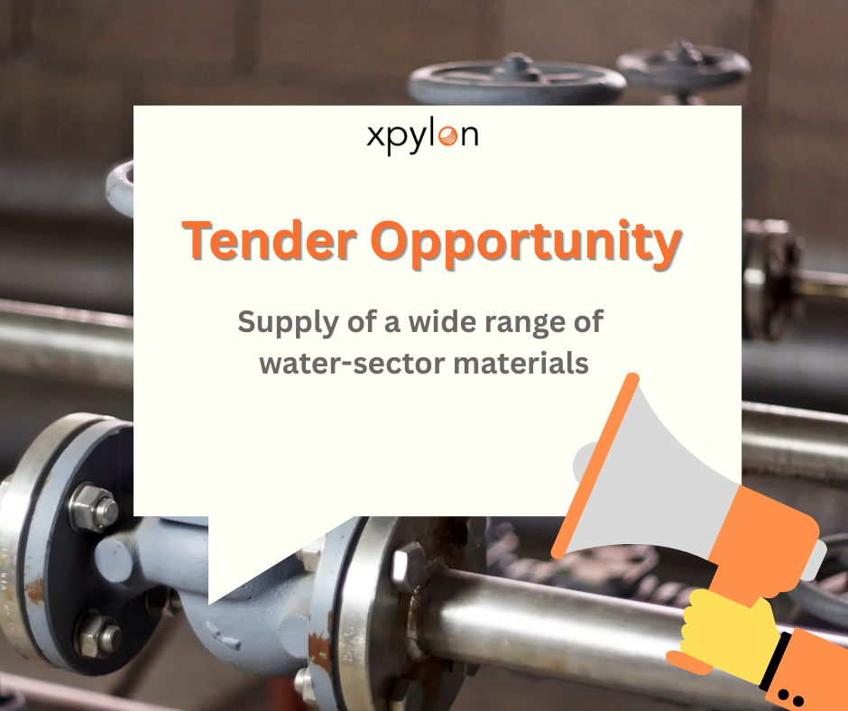 Tender Opportunity: Major Multi-Lot Procurement for Water Infrastructure Components