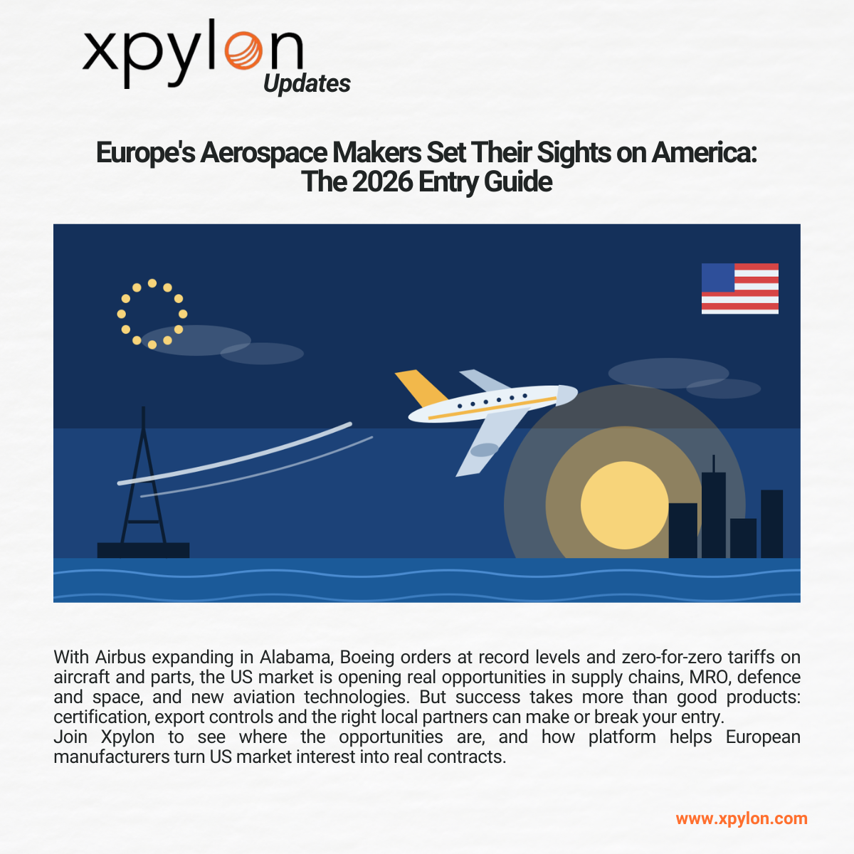 Europe’s Aerospace Makers Set Their Sights on America: The 2026 Entry Guide