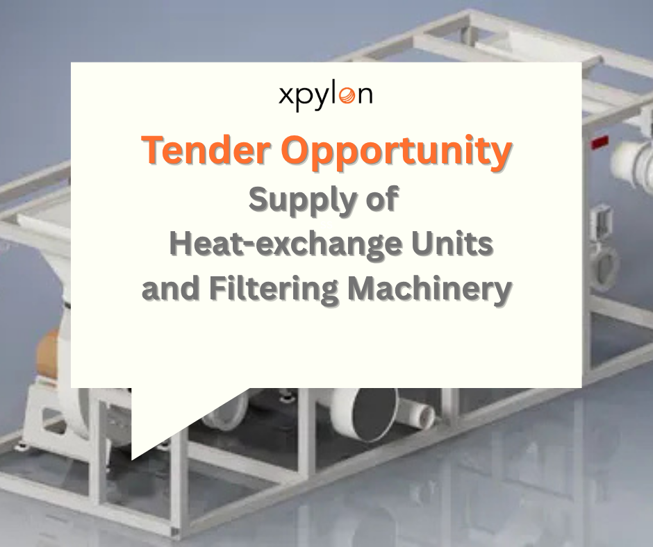 Tender Opportunity: Supply of Heat-exchange units, Air-conditioning and Filtering Machinery