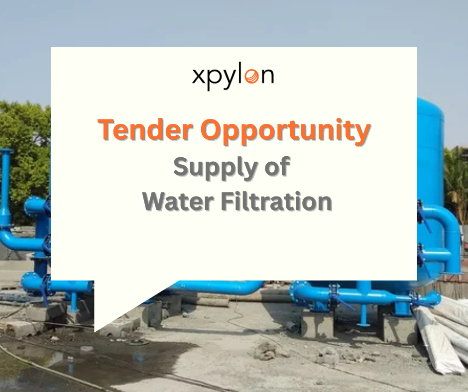 Tender Opportunity: Supply of Water Filtration Apparatus