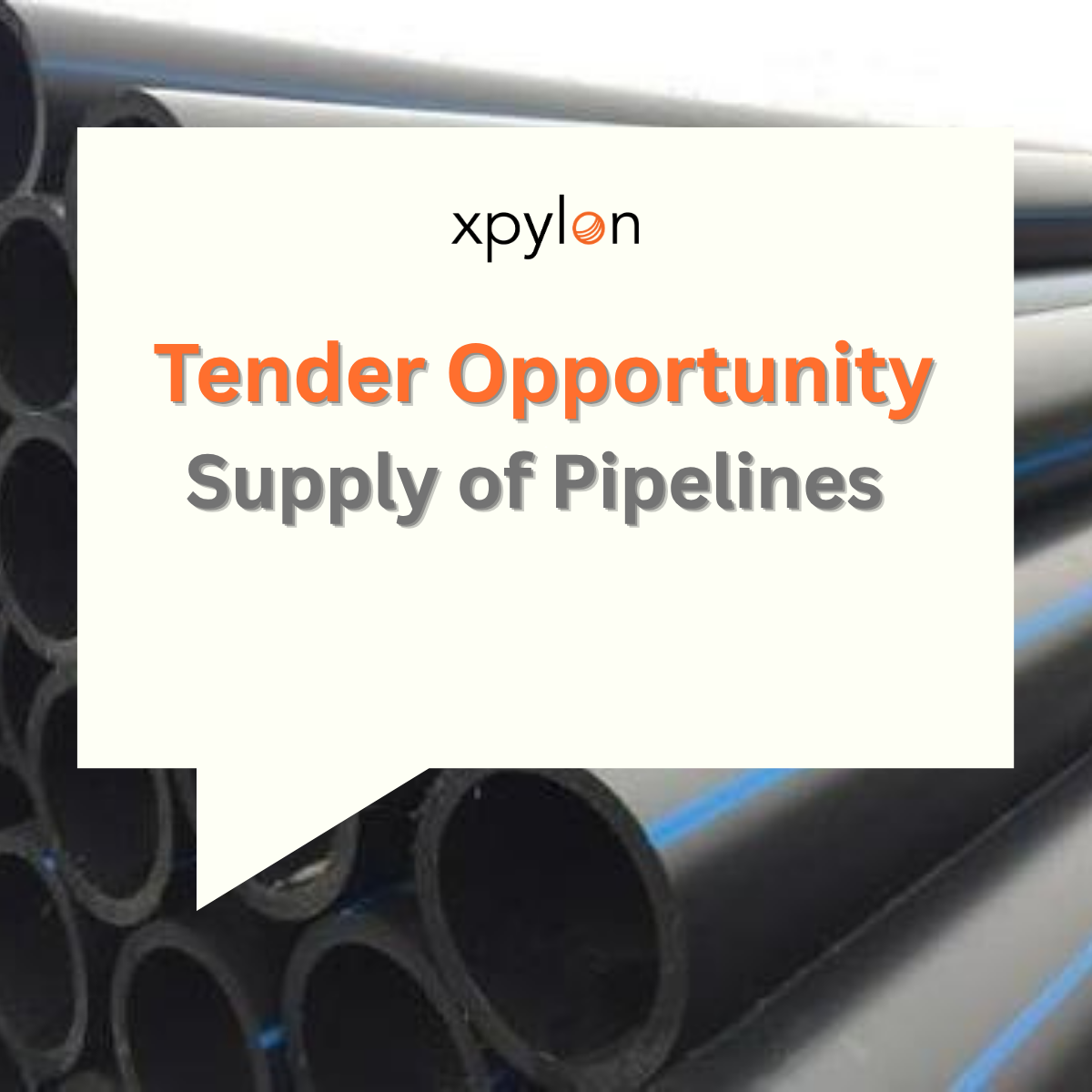 Tender Opportunity: Supply of Drinking-Water Piping
