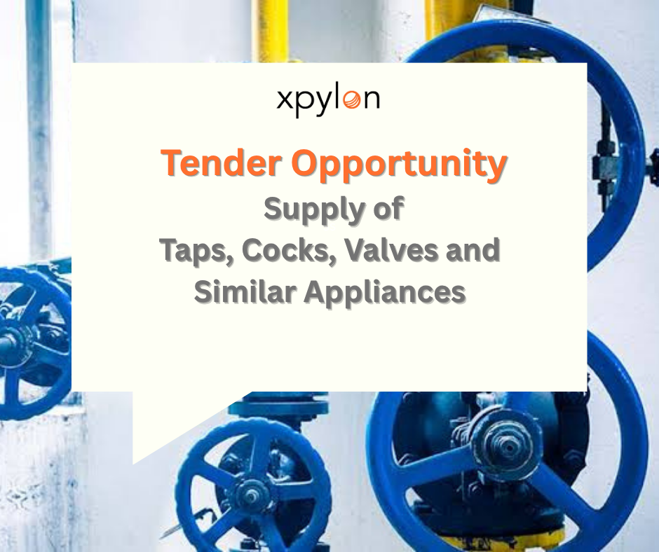 Tender Opportunity: Supply of Taps, Cocks, Valves and Similar Appliances