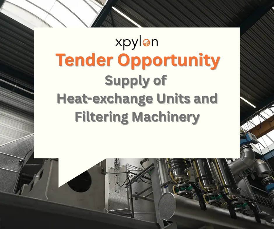 Tender Opportunity: Supply of Heat-exchange units and Filtering Machinery