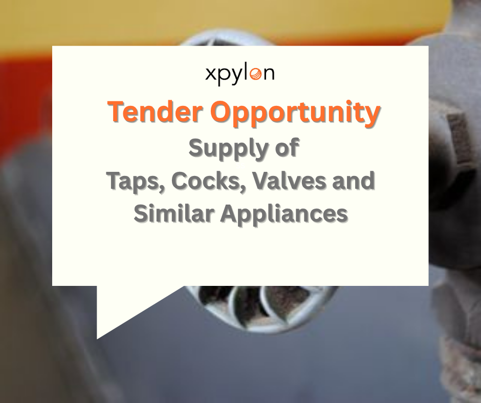 Tender Opportunity: Supply of Taps, Cocks, Valves and Similar Appliances