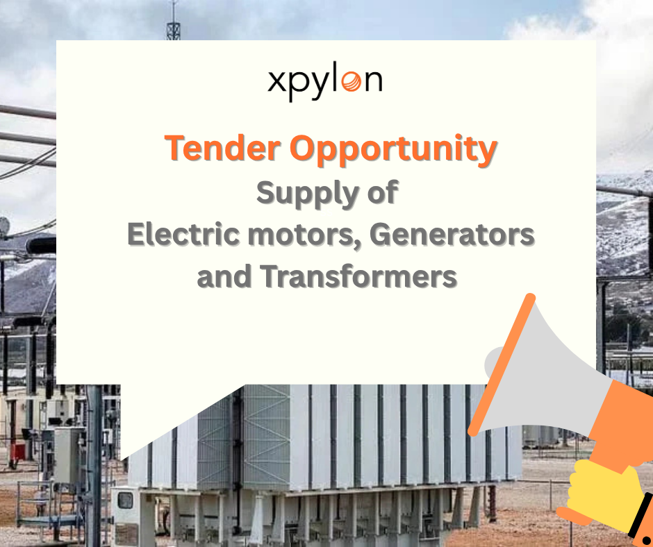 Tender Opportunity: Supply of Electric motors, Generators and Transformers