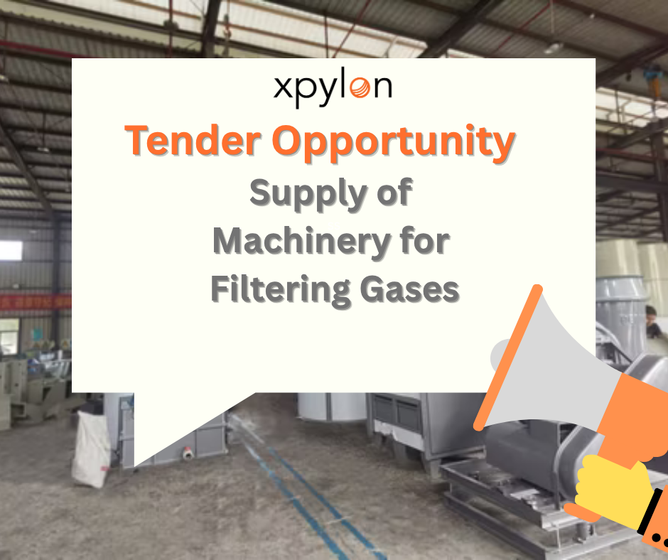 Tender Opportunity: Supply of Machinery and Apparatus for Filtering or Purifying Gases