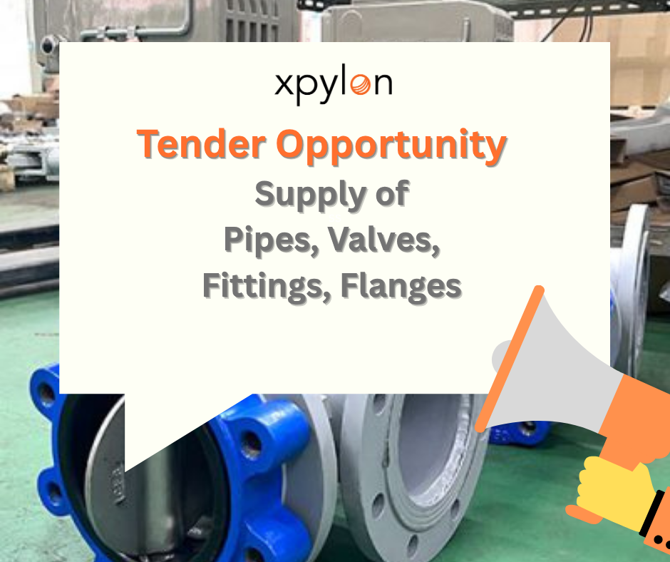 Tender Opportunity: Supply of Pipes, Valves, Fittings, Flanges