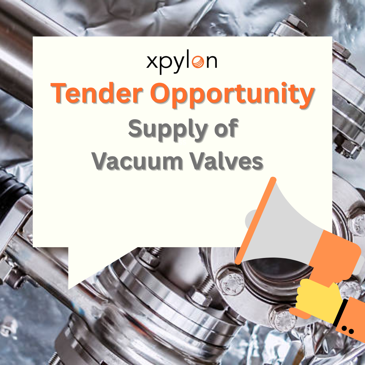 Tender Opportunity: Supply of High-Precision Vacuum Valves
